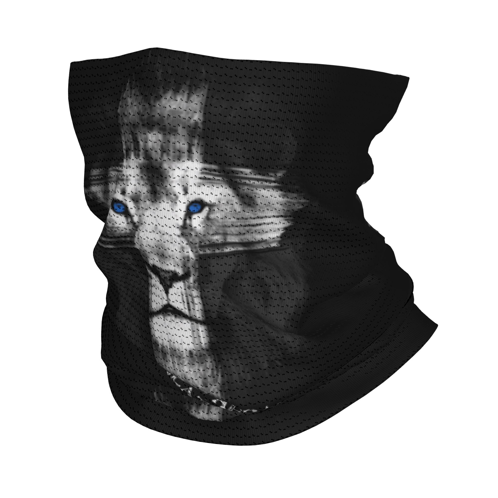 Neck Gaiter Fleece - Многофункциональный зимний шарф-труба/бандана/гейтер с изображением Льва