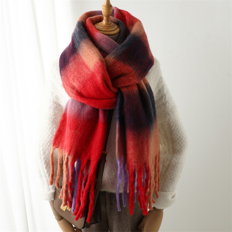 Wool Scarf Men - Новый осенне-зимний шарф в клетку для