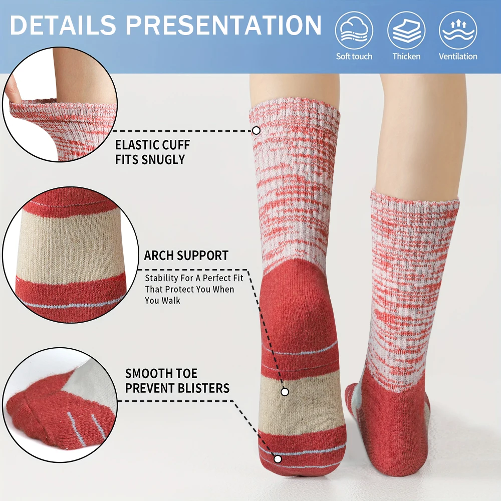 5 пар женских зимних шерстяных – обзор и цена Thermal Sock Wool