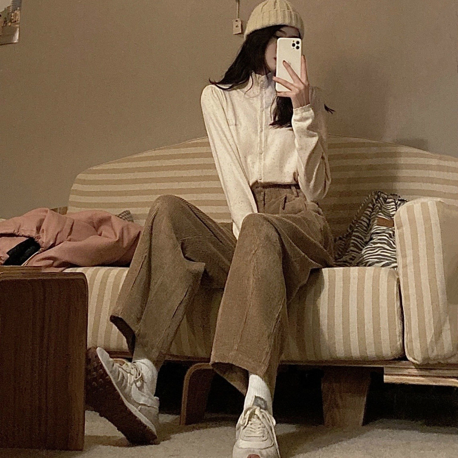 Широкие вельветовые брюки, жен – обзор и цена Corduroy Pant Warm