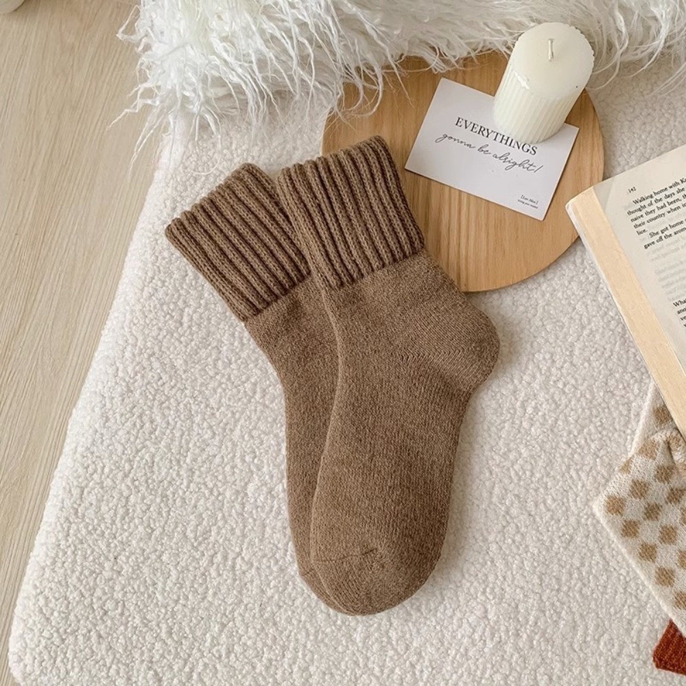Креативные однотонные утолщенн – обзор и цена Thermal Sock Wool