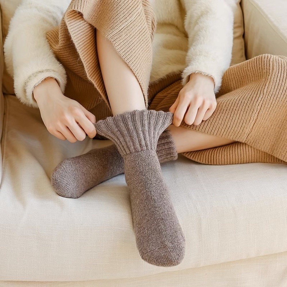 Креативные однотонные утолщенн – обзор и цена Thermal Sock Wool