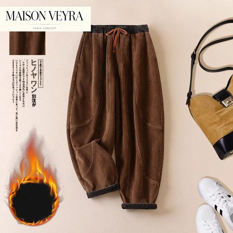 Женские вельветовые брюки-шаро – обзор и цена Corduroy Pant Warm