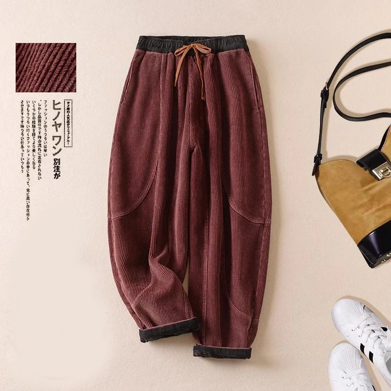 Женские вельветовые брюки-шаро – обзор и цена Corduroy Pant Warm