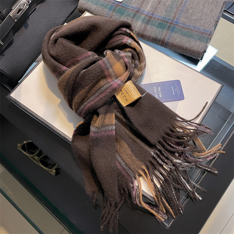 Высококачественный мужской шар – обзор и цена Wool Scarf Men