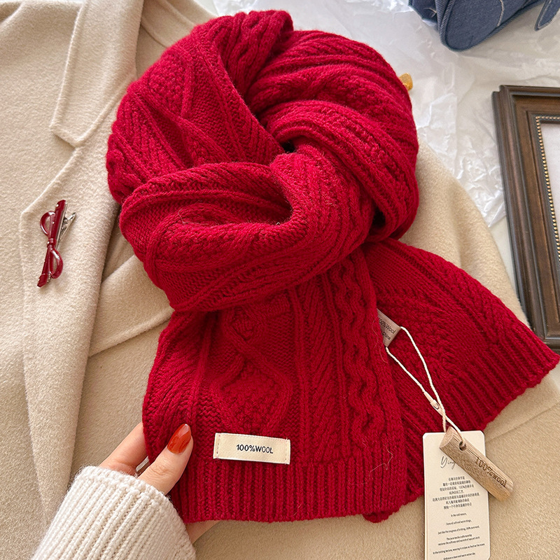 Роскошный шарф из 100% шерсти, – обзор и цена Shawl Wrap Winter