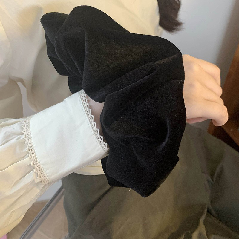 Черные бархатные резинки для в – обзор и цена Winter Headband Fleece
