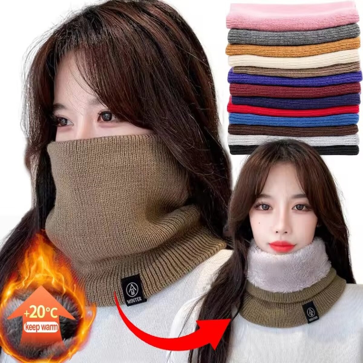 Однотонный зимний плюшевый глу – обзор и цена Winter Headband Fleece