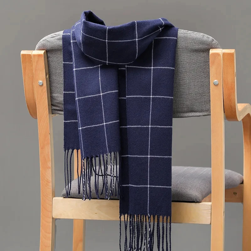Новинка 2024, зимний мужской ш – обзор и цена Wool Scarf Men