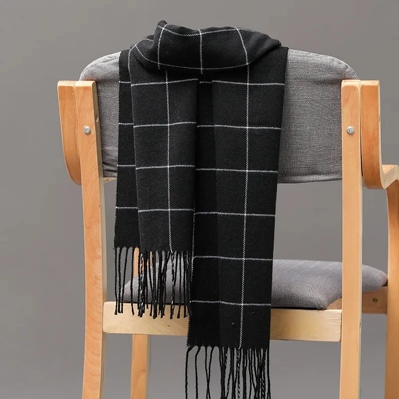 Новинка 2024, зимний мужской ш – обзор и цена Wool Scarf Men